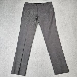 Bonobos Pants Mens 34x34 (36x34) Gray Tailored Slim Fit Tuesday Dress Pants